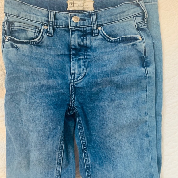 free people ripped jeans full length - Picture 3 of 4